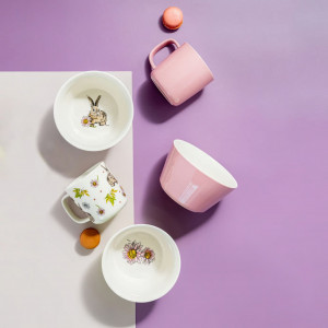 Bol 14cm, 680ml, gri, Alice - Img 3