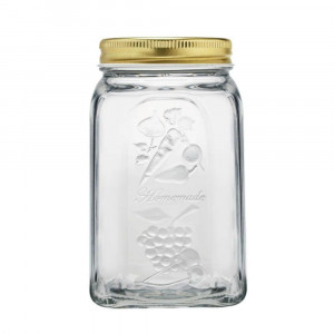 Borcan depozitare cu capac 1.5L, Homemade - Img 1