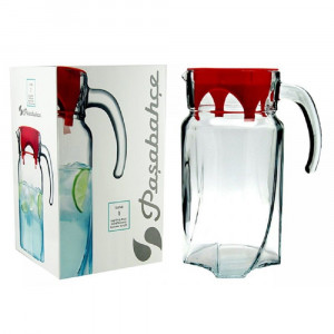 Carafa cu capac rosu 1.7L, Luna - Img 3