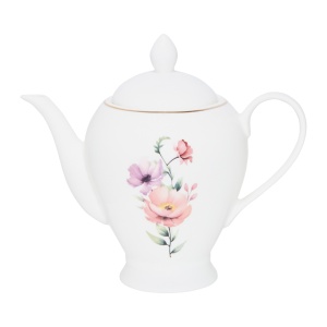 Ceainic portelan 1.1L, Flores