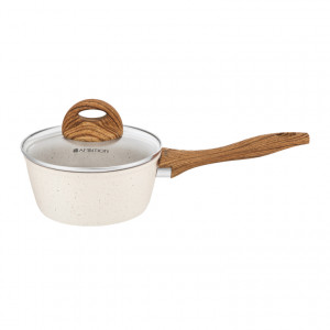 Cratita cu capac 16cm, 1.2L, invelis Pfluon Cookmark™, Nature - Img 1