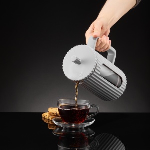 Filtru ceai sau cafea 600ml, gri, Curly - Img 2
