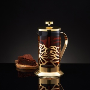Filtru ceai sau cafea 600ml, model frunze, Royal - Img 2