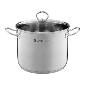 Oala inox cu capac 40cm, 35L, Acero