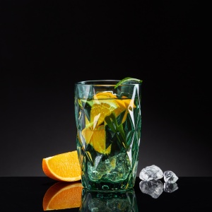 Pahar long drink 380ml, mix culori, Diamond - disponibil in display 8 buc, Pret buc, cantitate minima de comanda 8 buc - Img 8