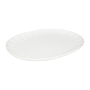 Platou oval 30x22.5cm, alb, Ligne