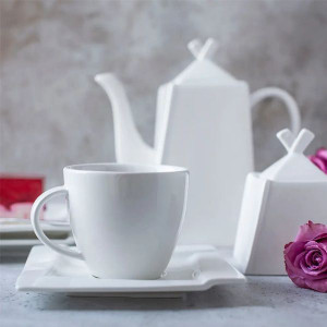 Serviciu servire ceai/cafea si desert, 29 piese, 12 persoane, Kubiko