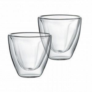 Set 2 pahare termorezistente 150ml, model inima, Mia - Img 3