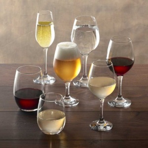 Set 6 pahare sampanie 200ml, Amber - Img 2