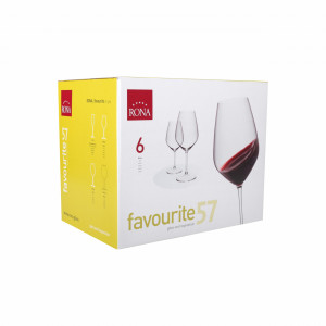 Set 6 pahare vin 570ml, RONA Favourite - Img 4