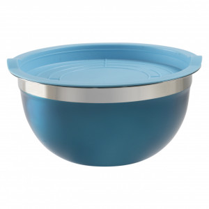 Set bol cu capac, 2 buc, 18-20cm, albastru, Minestrone - Img 2