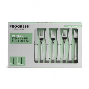 Set cutite si furculite pentru friptura, 12 piese, 6 persoane, Progress - Img 5