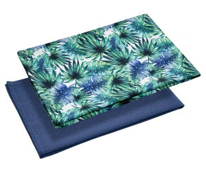 Set prosop bucatarie 40x60cm, 2 piese, model palmier, Tropical - Img 3