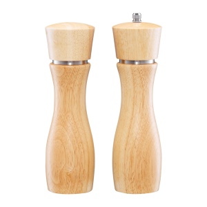 Set rasnita piper si solnita sare, 2 piese, maro, Natural