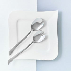 Set tacamuri inox servire salata 20cm, 2 piese, medii, Wave - Img 4