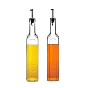 Dispenser ulei sau otet Homemade, fabricat dintr-o sticla de inalta calitate si dotat cu dop metalic