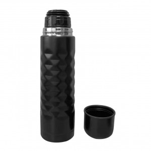 Termos 600ml, model 3D negru, Tesoro - Img 3