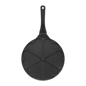 Tigaie clatite 26cm cu forme inimioare, invelis ILAG Premium, Magnat - Img 4