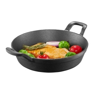 Tigaie universala cu 2 manere 18cm, fonta, Iron - Img 4