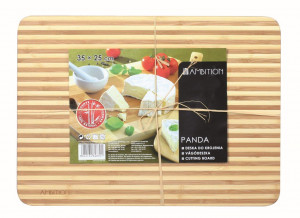 Tocator bambus 35x25cm, dungi subtiri, Panda - Img 2
