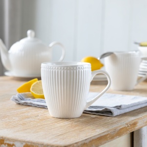 Cana 390ml, alb, Curly - Img 2