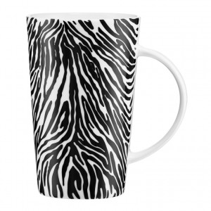 Cana 430ml, design zebra, Animal
