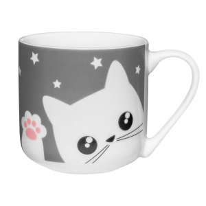 Cana 440ml, gri inchis, Kitty