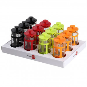 Display 12 buc filtru ceai sau cafea 600ml, mix culori, Lungo, Pret display