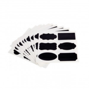 Etichete Bufet Negru 72Buc/Set