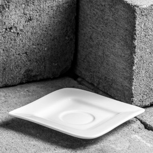Farfurioara suport ceasca cafea espresso 10.8x10.8cm, Fala - Img 3