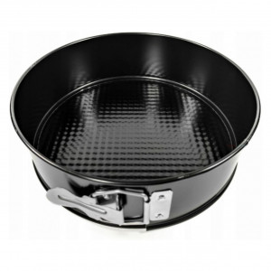 Forma tort 21cm, baza detasabila, invelis non-stick, negru, SNB - Img 2