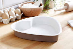 Forma tort 29x26.5x4cm, forma inima, invelis non-stick Caffe Creme, SNB - Img 5