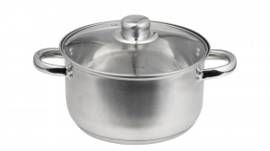 Oala inox cu capac 20cm, 3.1L, Santo