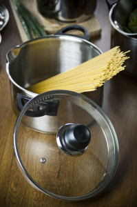 Oala inox cu capac strecurator 20cm, 2.8L, Vikos - Img 2