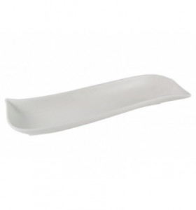 Platou ingust 23x5.5cm, alb, Fala - Img 2