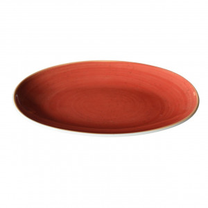 Platou oval 32cm, Terra Rojo