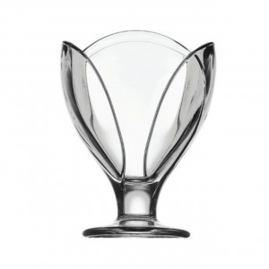 Prim-plan cupa inghetata Ice Ville, ce se remarca prin designul inspirat de petalele florilor