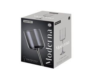 Set 4 pahare vin alb 380ml, Moderna - Img 3