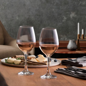 Set 6 pahare vin 295ml, Amber - Img 3