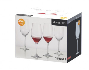 Set 6 pahare vin 450ml, Sunset - Img 4