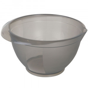 Set bol plastic pentru mixare, 3 piese, gri, Cindy - Img 2