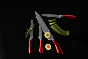 Set cutite, 3 piese, include cutit legume si fructe 11.5cm, Jasper - Img 3