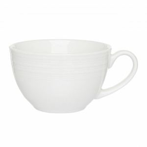 Set servire ceai sau cafea, 12 piese, 6 persoane, alb, Linea - Img 3