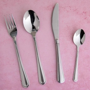 Set tacamuri inox, 24 piese, 6 persoane, Verona