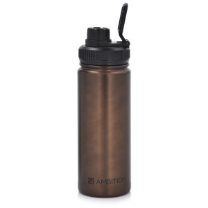 Sticla termica 550ml, maro, Gym