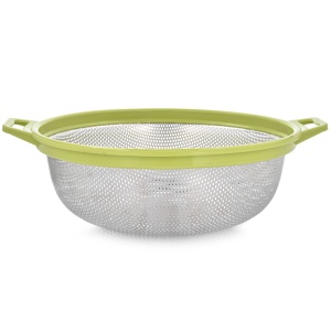 Strecuratoare inox 30cm, verde, Drop