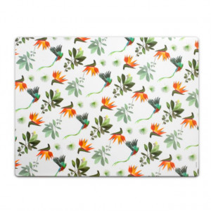 Suport farfurie laminat 40x30cm, Paradise Parrot