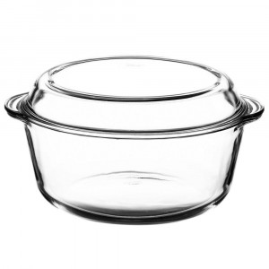 Vas termorezistent cu capac 24cm, 4L, rotund, Excellent - Img 2