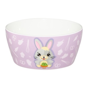Bol mic 12cm, 400ml, violet, Betty I Bunny
