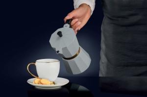 Cafetiera filtru 6 portii, 300ml, gri, Royal - Img 3